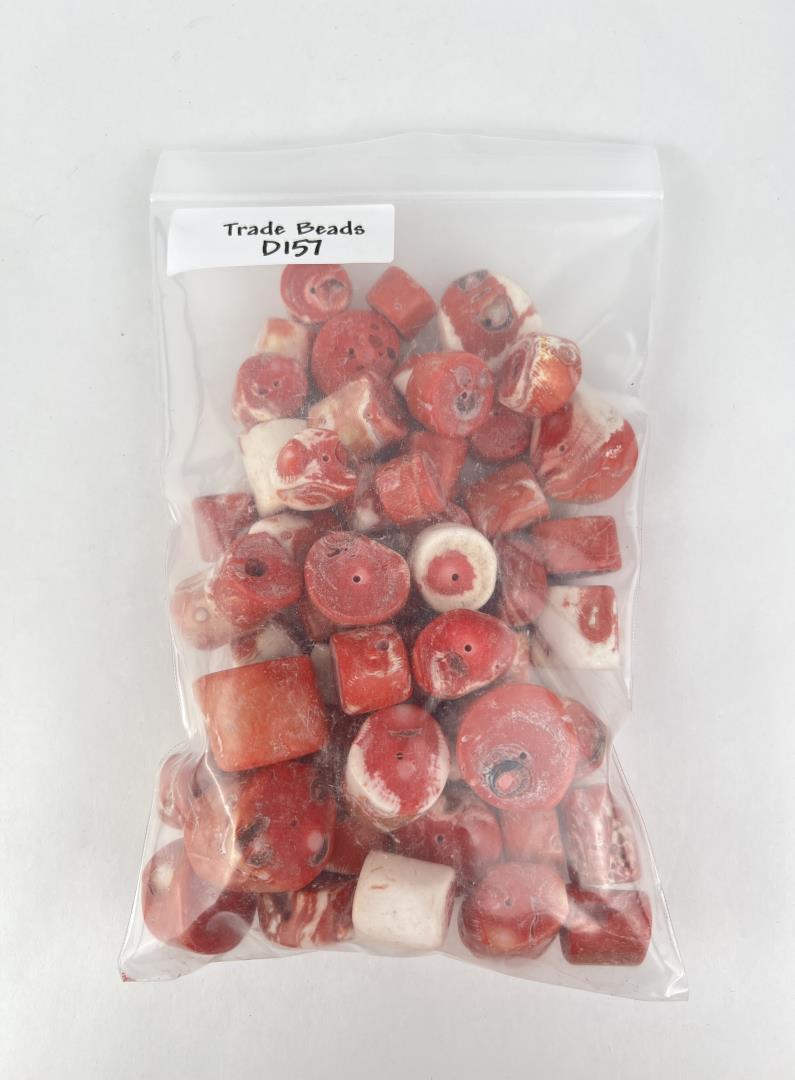 Red Nigerian Coral Trade Beads