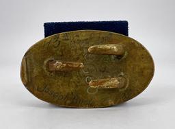 13th Confederate Infantry Bronze Belt Buckle