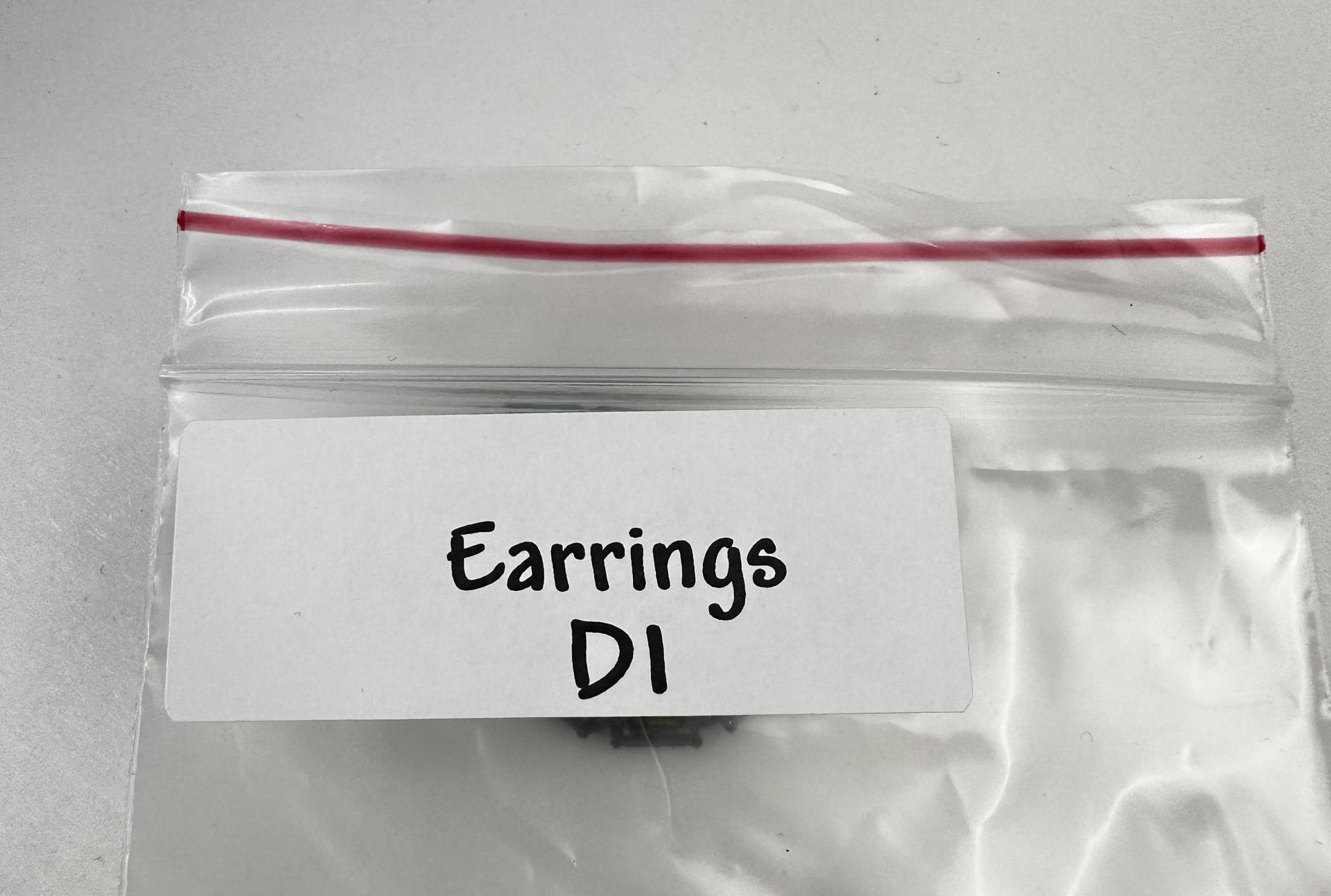 Sterling Silver Rhinestone Earrings