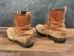 Vintage Mason Moc Toe Leather Work Boots