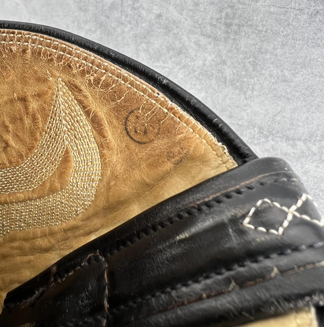 El Rey Tony Lama Ostrich Cowboy Boots Size 12