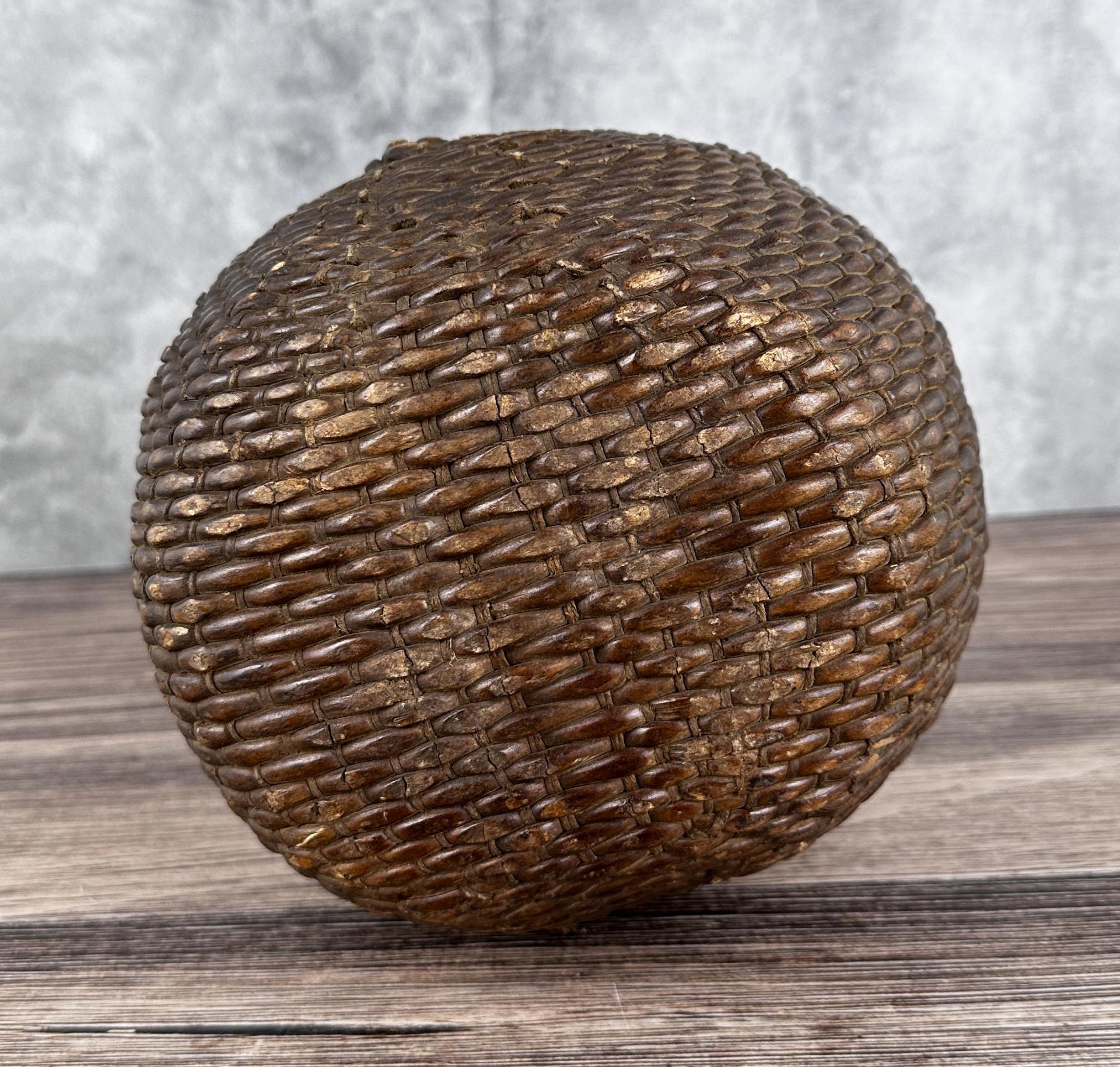 Chinese Woven River Fish Basket