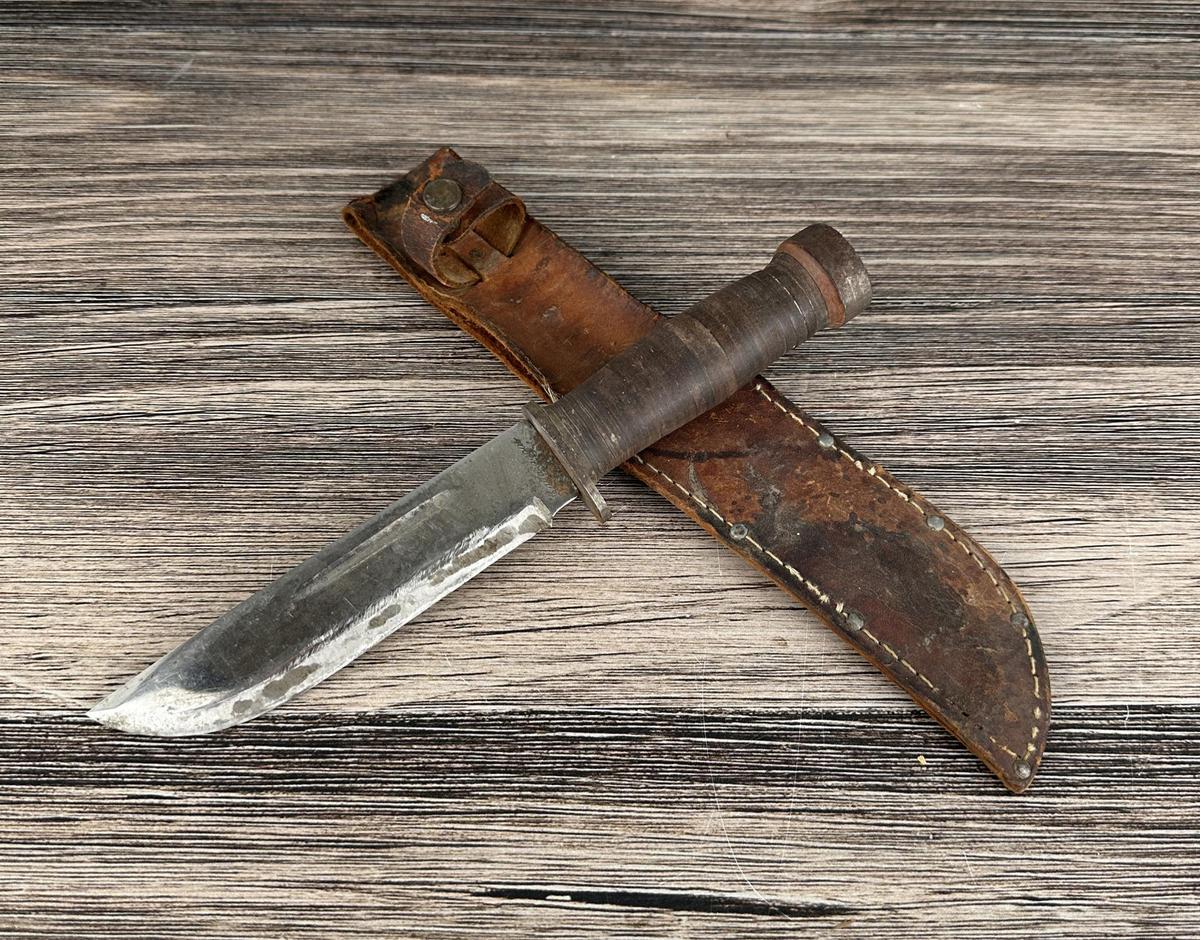 WWII WW2 Cattaraugus 225Q Quartermaster Knife