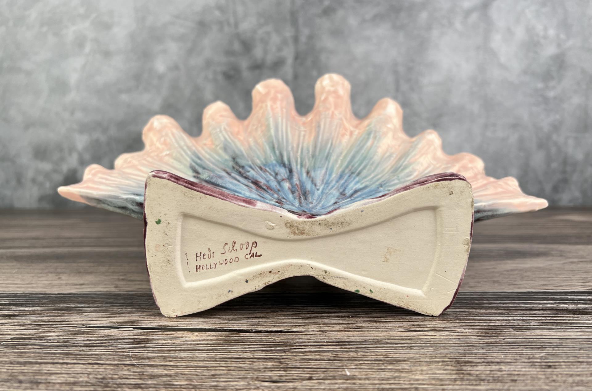 Hedi Schoop California Pottery Seashell Vase