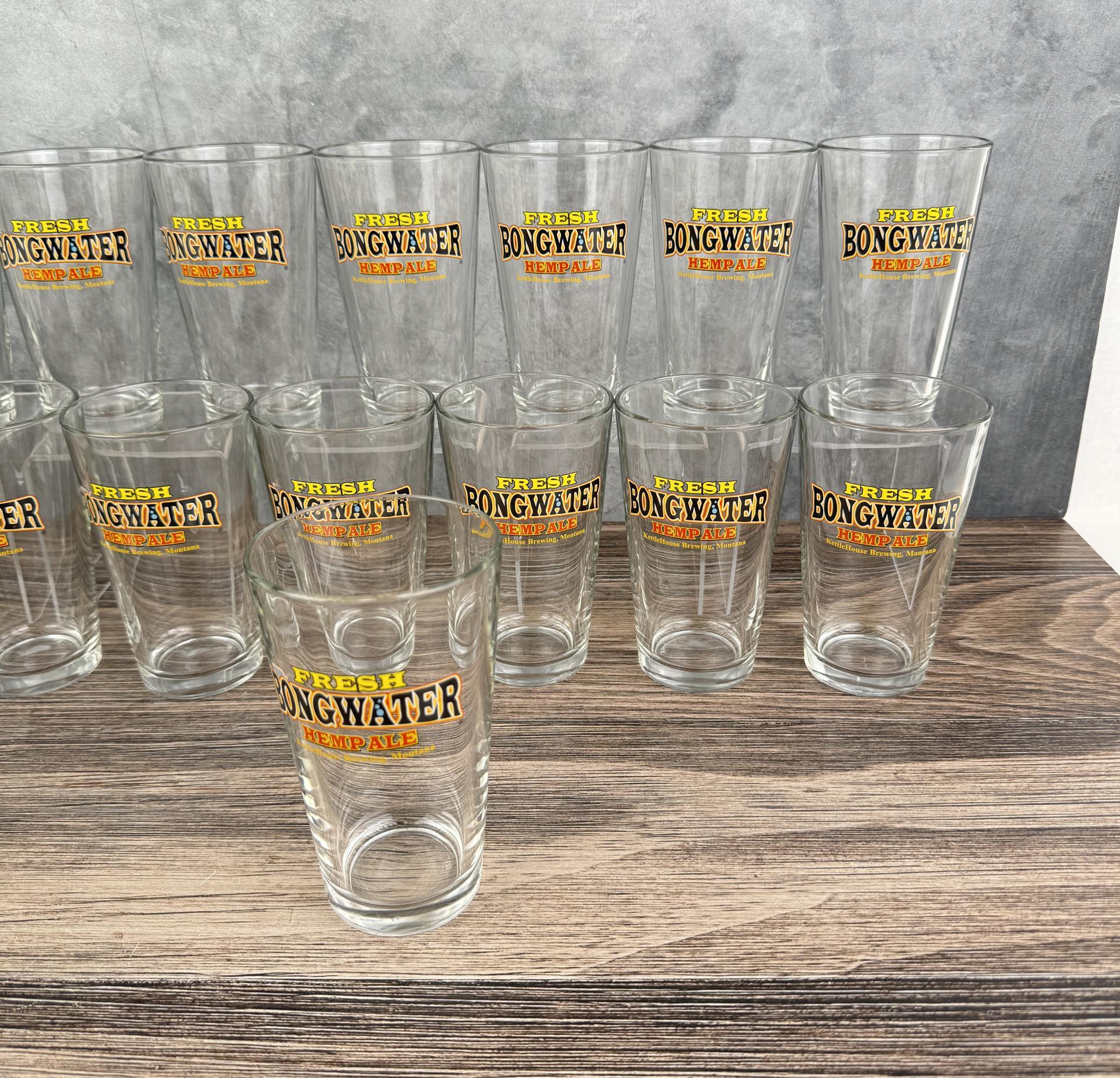 Bongwater Hemp Ale Kettlehouse Brewing Glasses