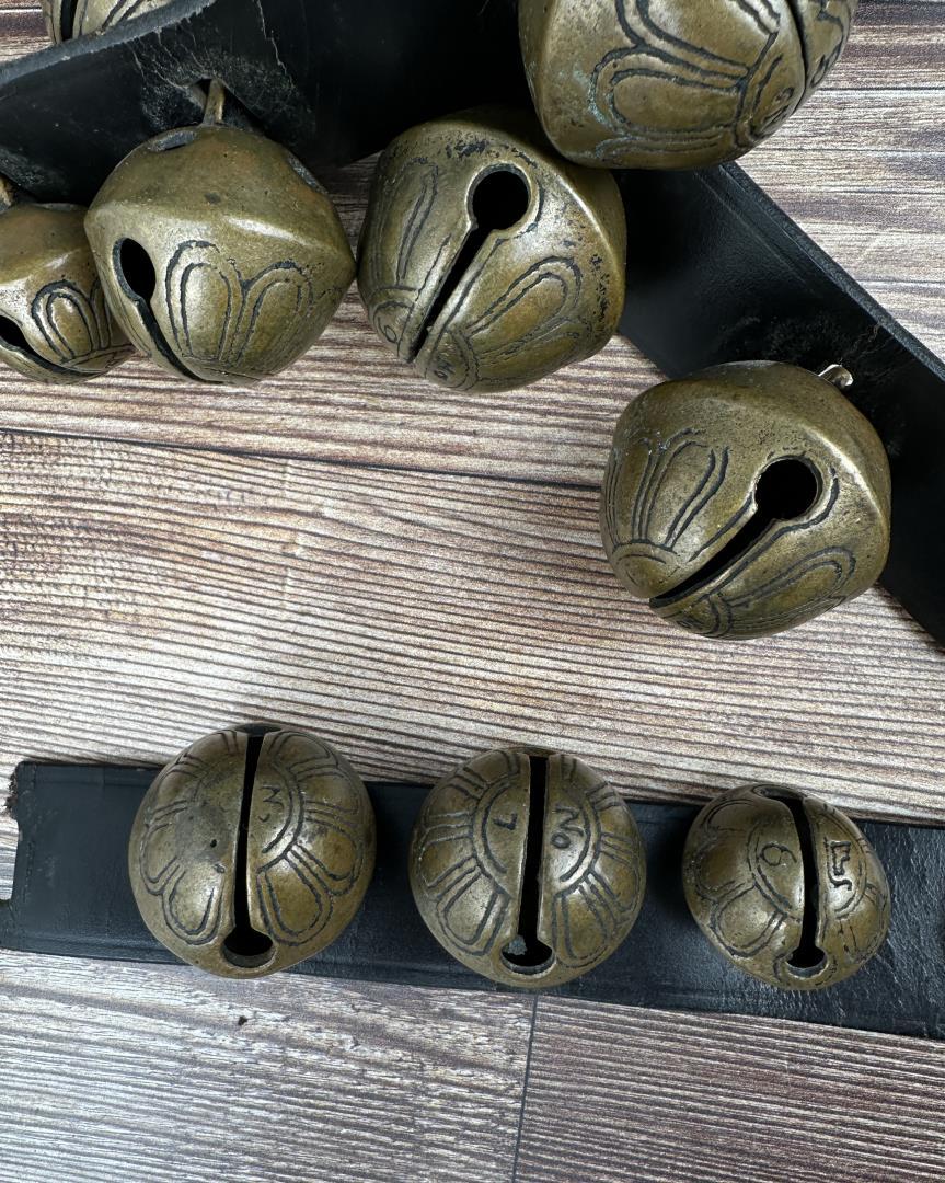 Antique Graduated Bronze Sleigh Bells