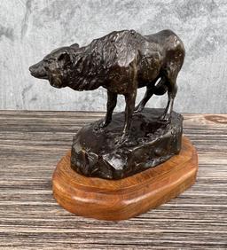 Bob Scriver Grey Wolf Bronze Montana