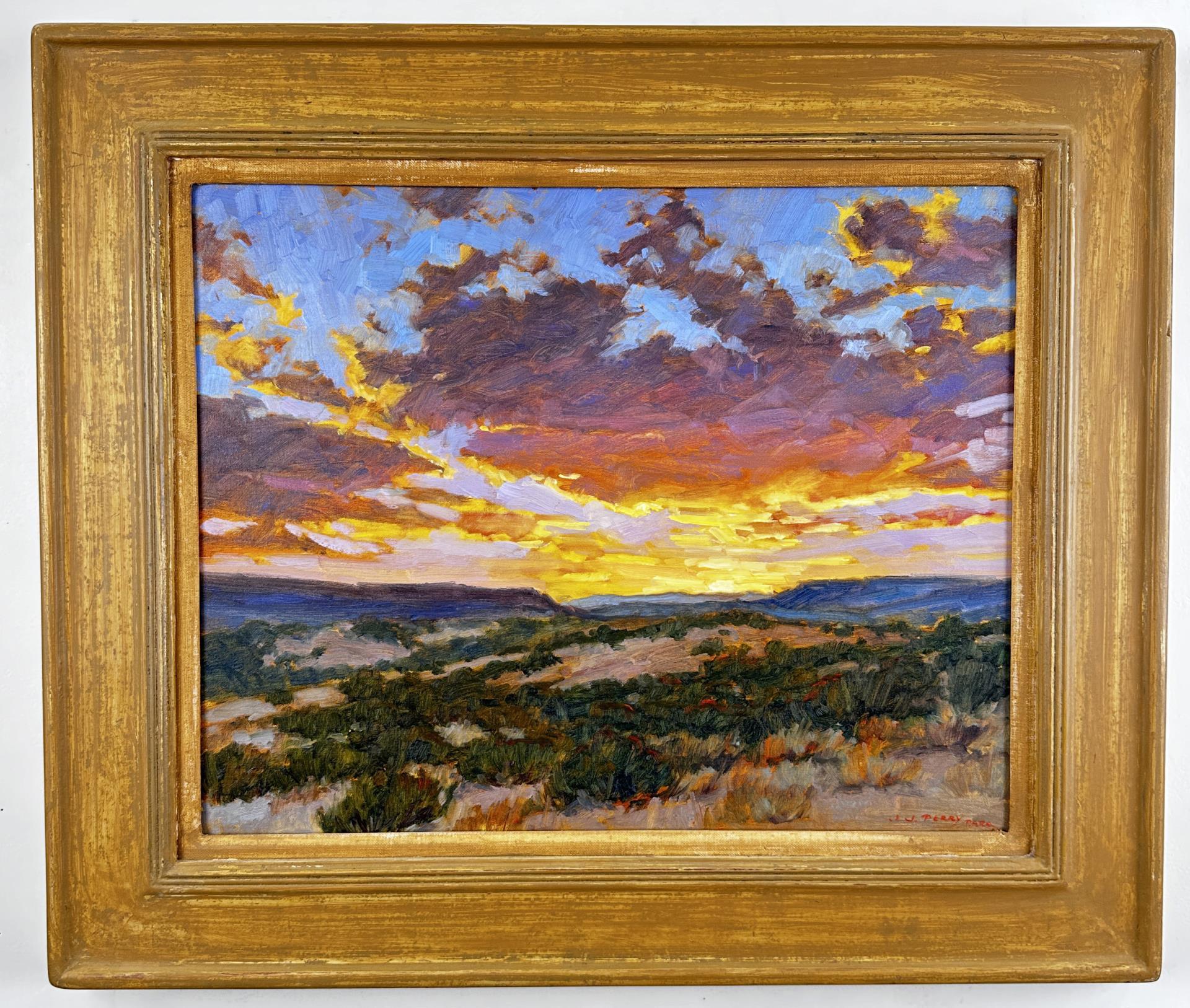 Jean J Perry Oil on Canvas Colorado Painting