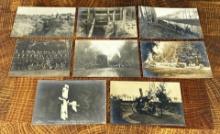 Collection of WWI WW1 German RPPC Postcards