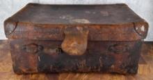 Antique Finnigans Leather Suitcase