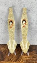 Art Deco Celluloid Shoe Horns