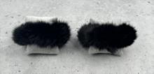 Mink Fur Bracelets Muffs