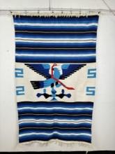 Mexican Aztec Pattern Blanket Rug