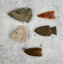 Ancient Native American Indian Arrowheads Points