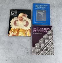 Collection of Books on Lace and Lacemaking