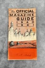 The Official Magazine Guide 1940 1941