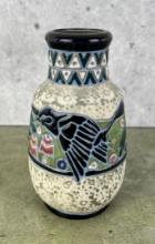 Czechoslovakia Amphora Pottery Vase