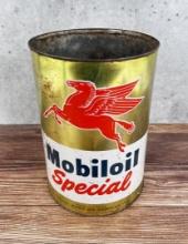 Mobiloil Special Pegasus Five Quart Oil Can