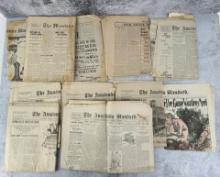 Collection of Antique Montana Newspapers