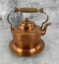 Grillby Metallfabrik Copper Teapot Kettle
