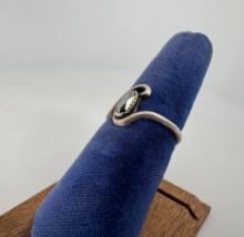 Sterling Silver Magnetite Ring