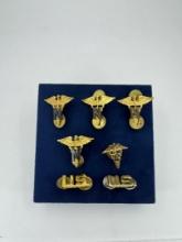 WW2 US Army Nurse Collar Devices Pins