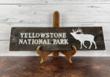 Yellowstone National Park Sign