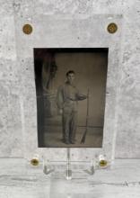 Civil War Tintype Photo Soldier w/ Joslyn Revolver