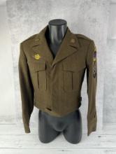 WW2 US 1st Army 3rd Armored Division Ike Jacket