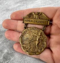 Canton Ohio WWI WW1 Medal Named