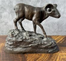 Earle Erik Heikka Bighorn Sheep Montana Bronze