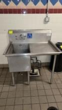 SINK STAINLESS 45" X 36" WITH RIGHT DRAINBOARD