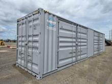 NEW 2024 40 Foot High Cube Two Multi Doors Shipping Container