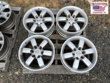 Set of 4 Factory Nissan Wheels 6 Lug