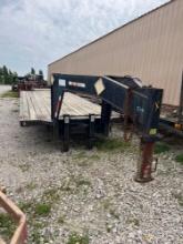 gooseneck trailer 20 foot plus 5 foot dove - no title