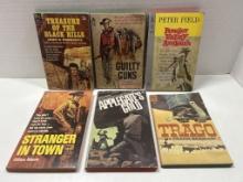 6 Western Paperback Books