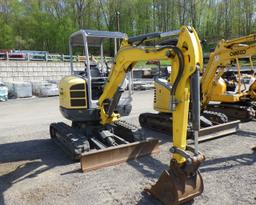 WACKER NEUSEN EZ28 Hyd Excavator w/Bucket   Blade   ROPS   Rubber Tracks