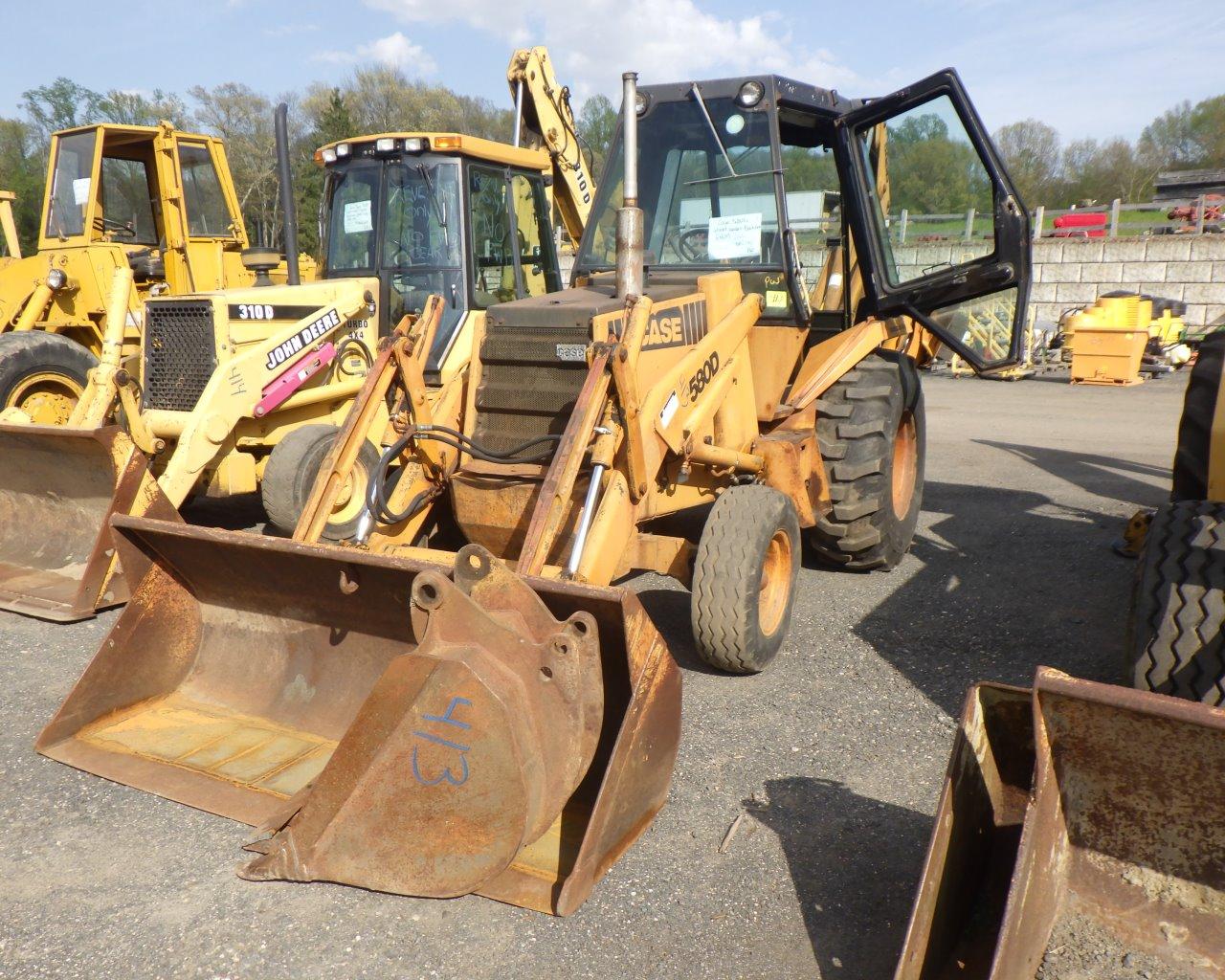 CASE 580D Wheel Loader Backhoe   EROPS   2WD s/n:9082742