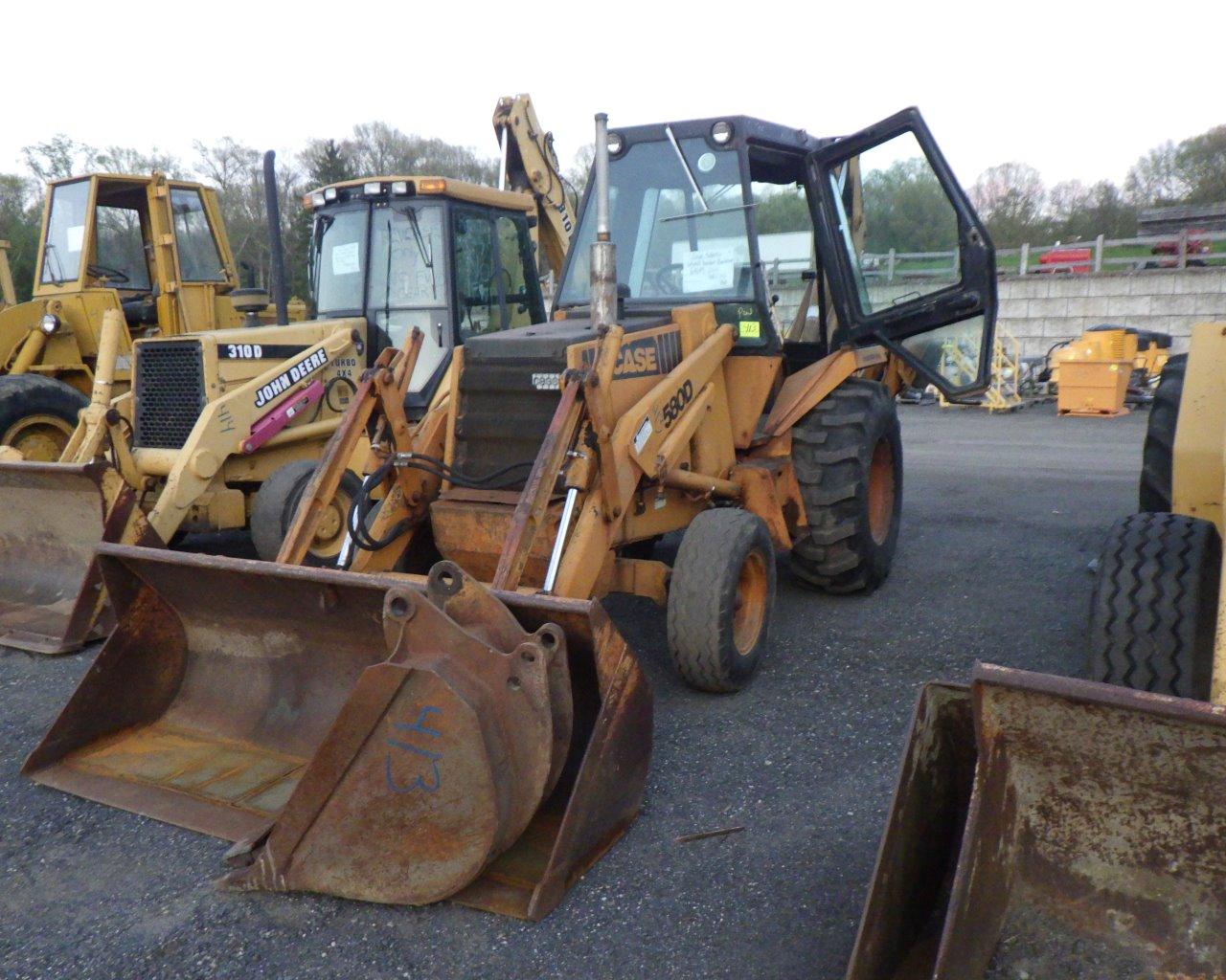 CASE 580D Wheel Loader Backhoe   EROPS   2WD s/n:9082742