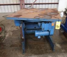 WELDING POSITIONER, PANDJIRIS , MDL. 45-12, 4,500 lb. cap., Rotational motor size 1-1/2 H.P.,