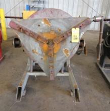 WELDING POSITIONER, TEAM INDUSTRIES, 4,000-lb. cap., approx. 30" tbl., w/ 40" gripper chuck