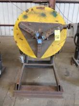 WELDING POSITIONER, STINGER MDL. N/A, approx. 2,500-lb. cap., w/ approx. 36" dia. tbl. & approx. 30"