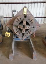 WELDING POSITIONER, PANDJIRIS MDL. 30-6, approx. 3,000-lb. cap., 30" square tbl., w/ 24" dia. 4-jaw