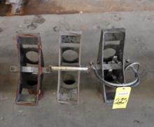 LOT OF (3) ELBOW JIGS, LJ WELDING AUTOMATION LONG RADIUS 8" OD , MDL. 08E-200, 90 deg. elbow