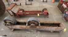 TANK TURNING ROLL IDLER, 21" dia. rolls, 109"L.