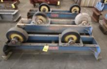 LOT OF TANK ROLL IDLERS (3), WEBB, 15" dia. rolls, approx. 75" length