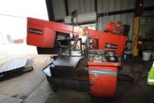 AUTOMATIC HORIZONTAL BANDSAW, COSEN MDL. HS-650M, mitering capability, round cap.16" dia.,