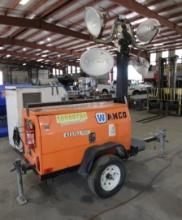 DIESEL PORTABLE LIGHT TOWER, WANCO MDL. WLT-VA, new 2017, 4-light 6 Kva, VIN: 5F13D1113H1005681