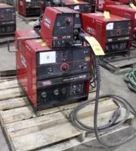 WELDER, LINCOLN IDEALARC CV305, MDL. K2400-1, max. amperagee (MIG) 400 amp, input voltage, 208 v,