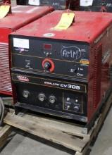 WELDER, LINCOLN IDEALARC CV305, MDL. K2400-1, max. amperage (MIG) 400 amp, input voltage, 208 v.,